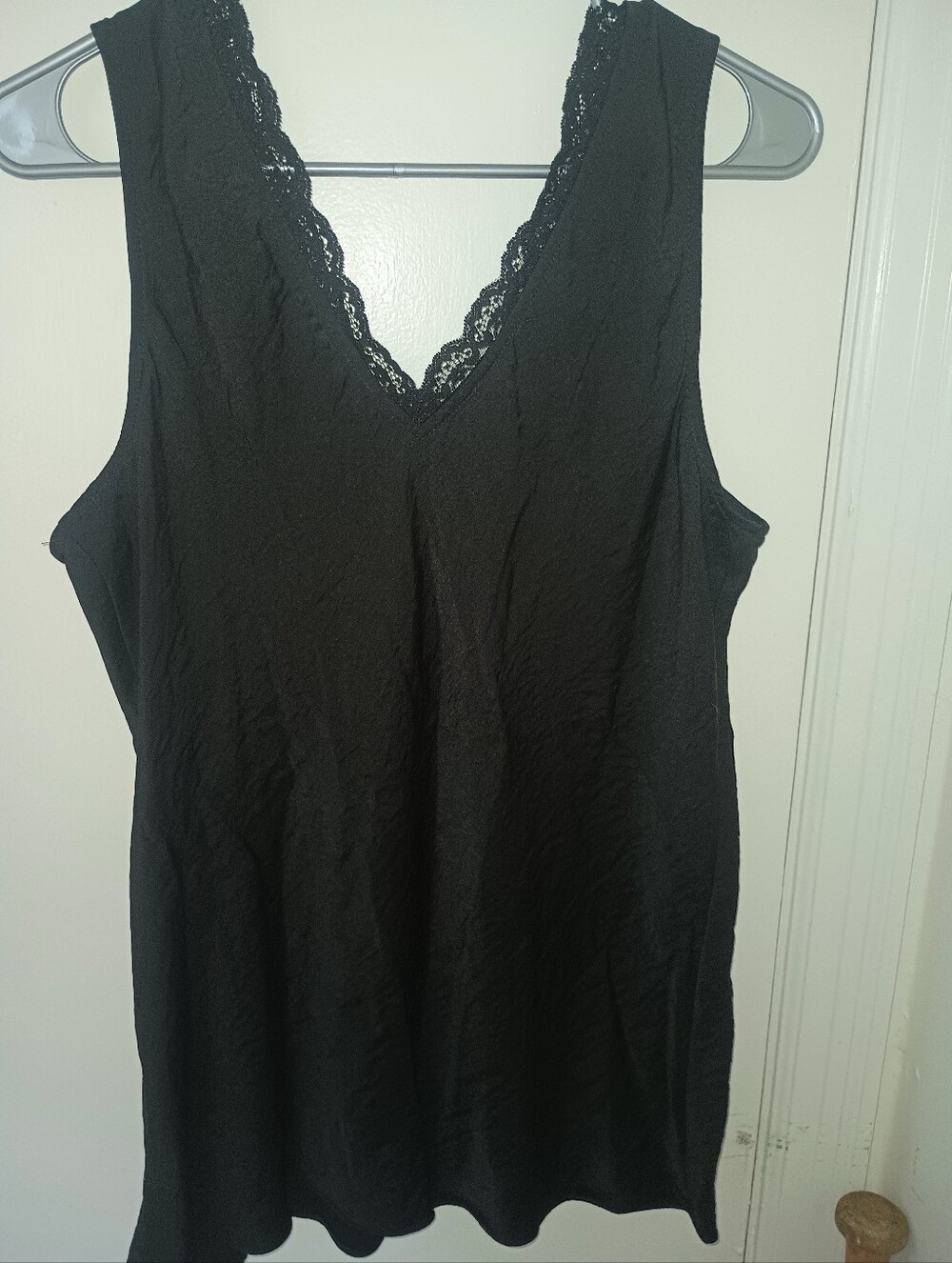Maurices Women's Black Lace-Trim V-Neck Camisole